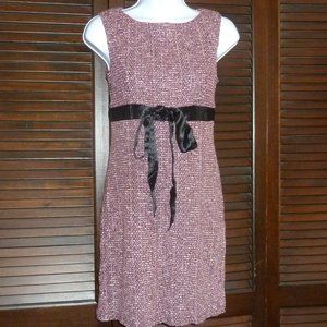 Fire Los Angeles, Burgundy Knit Sheath Dress, S